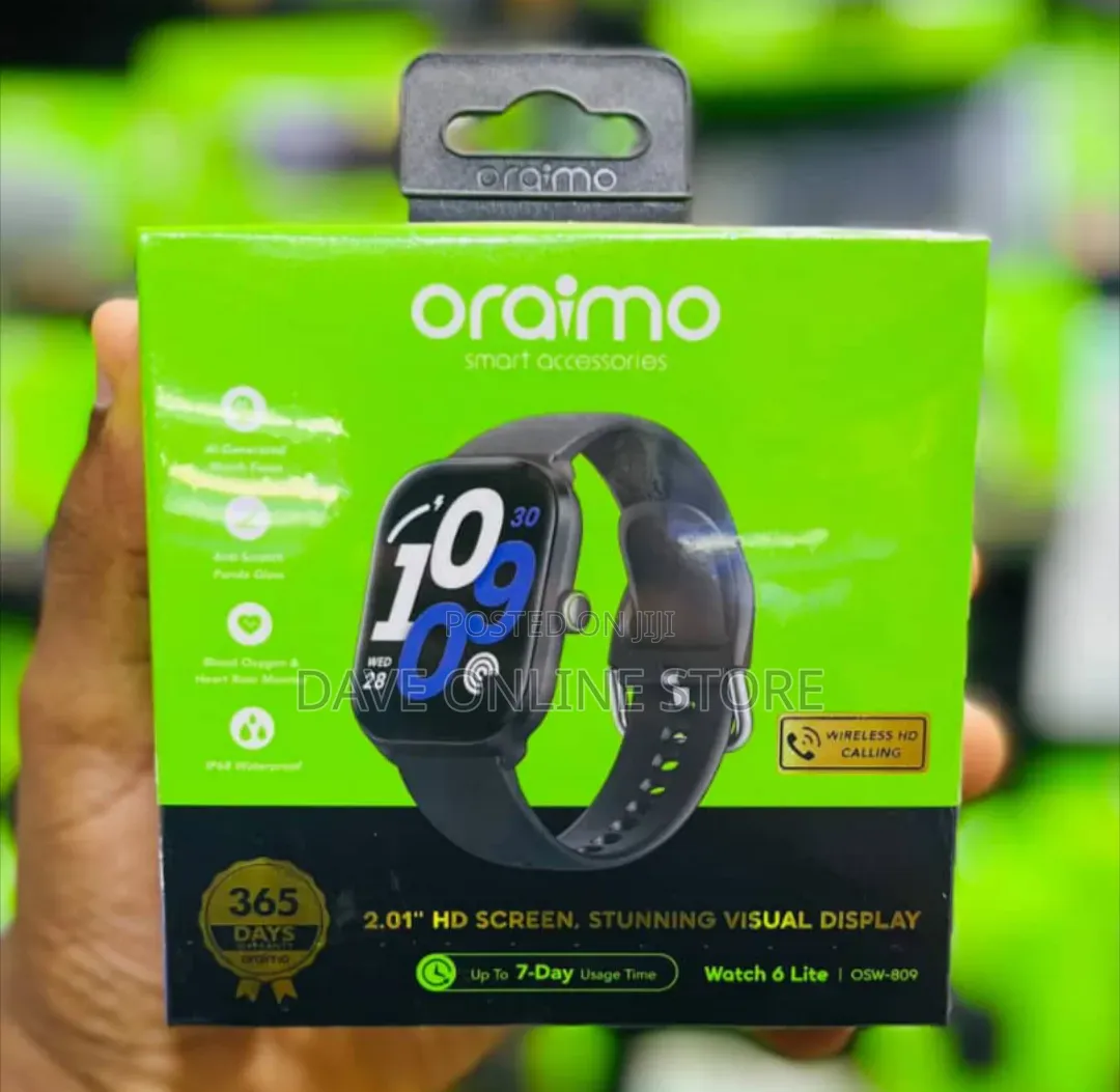  Oraimo Watch 6 Lite OSW-809 2.01” HD Smartwatch IP68