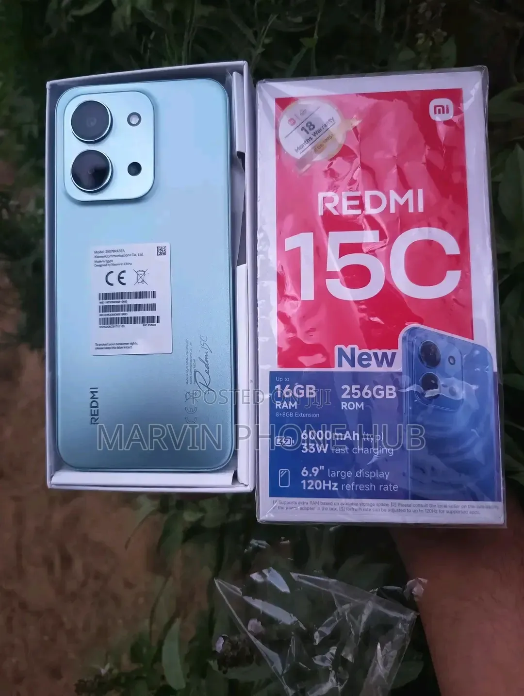 New Xiaomi Redmi 15C 4G 256 GB Gray