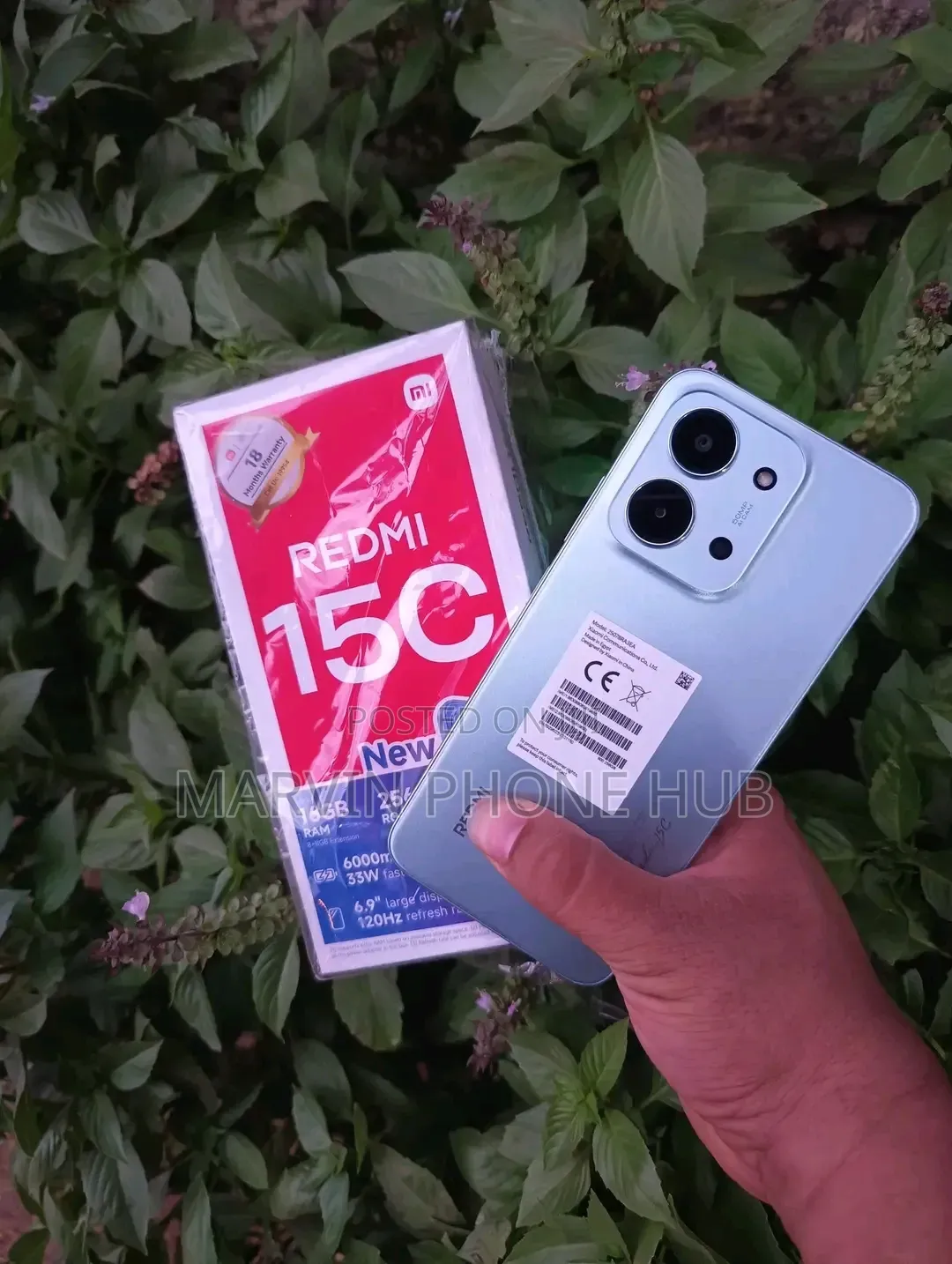 New Xiaomi Redmi 15C 4G 256 GB Gray