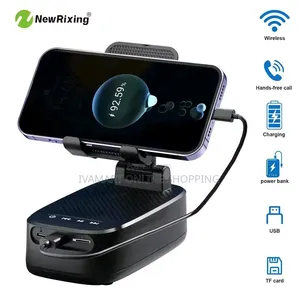 NewRixing 3 in 1 Phone Stand – Bluetooth Speaker, Power Bank