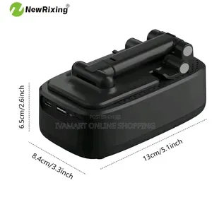 NewRixing 3 in 1 Phone Stand – Bluetooth Speaker, Power Bank
