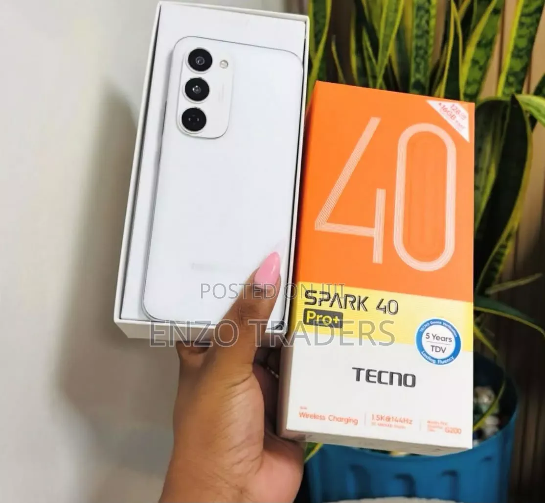 New Tecno Spark 40 Pro+ 256 GB White