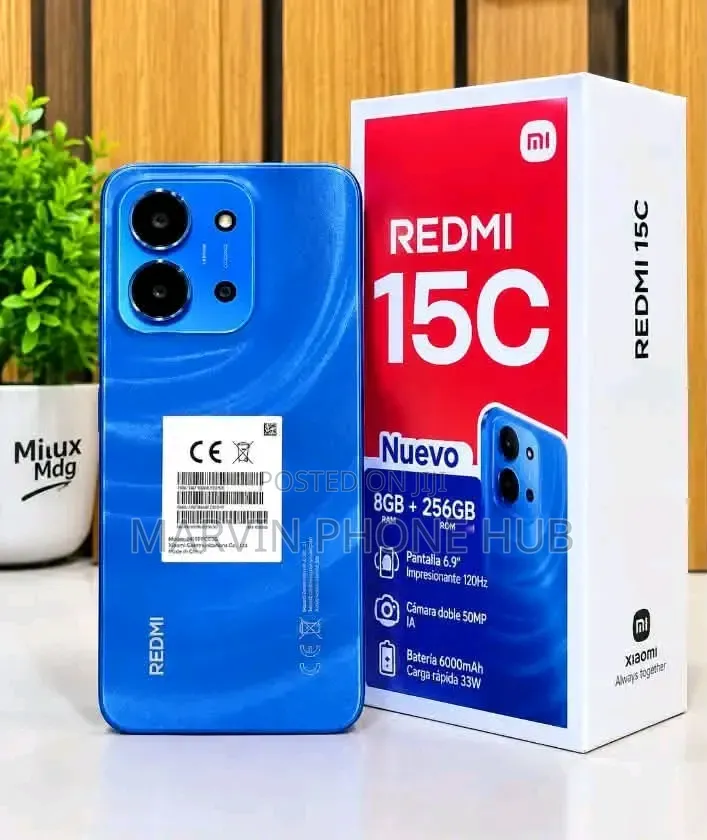 New Xiaomi Redmi 15C 4G 256 GB Blue