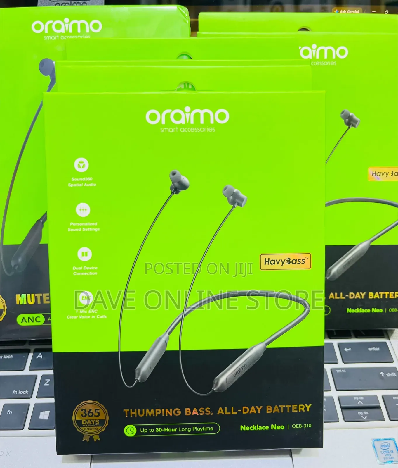 Oraimo Necklace Neo | Upto 30hrs Playtime | HeavyBass