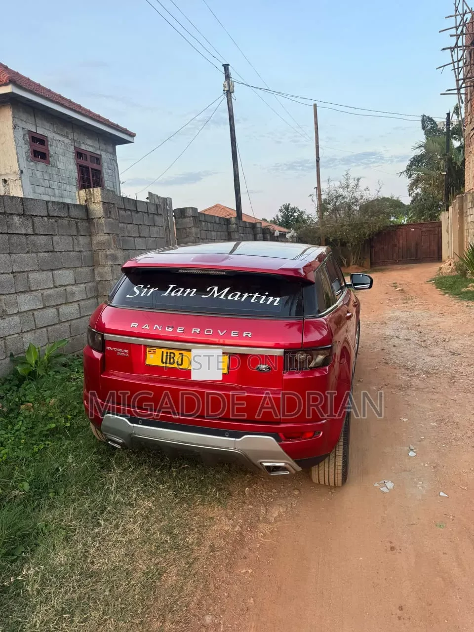 Land Rover Range Rover Evoque 2015 Maroon