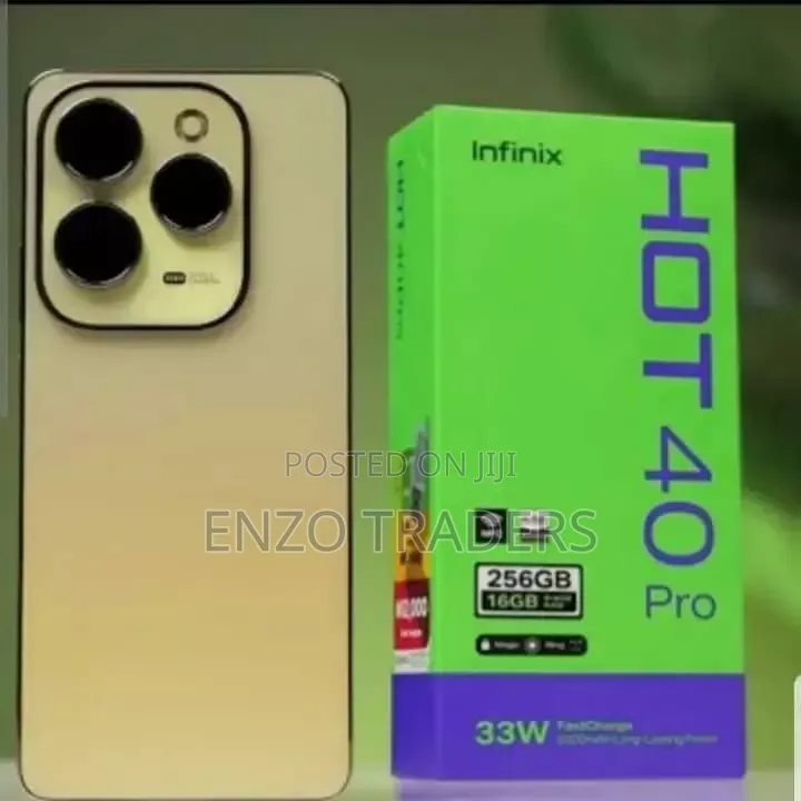 New Infinix Hot 40 Pro 256 GB Gold