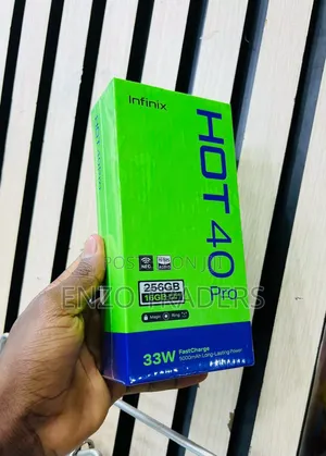 New Infinix Hot 40 Pro 256 GB Black