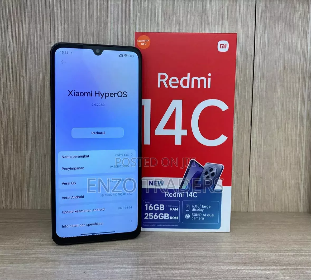 New Xiaomi Redmi 14C 256 GB Black