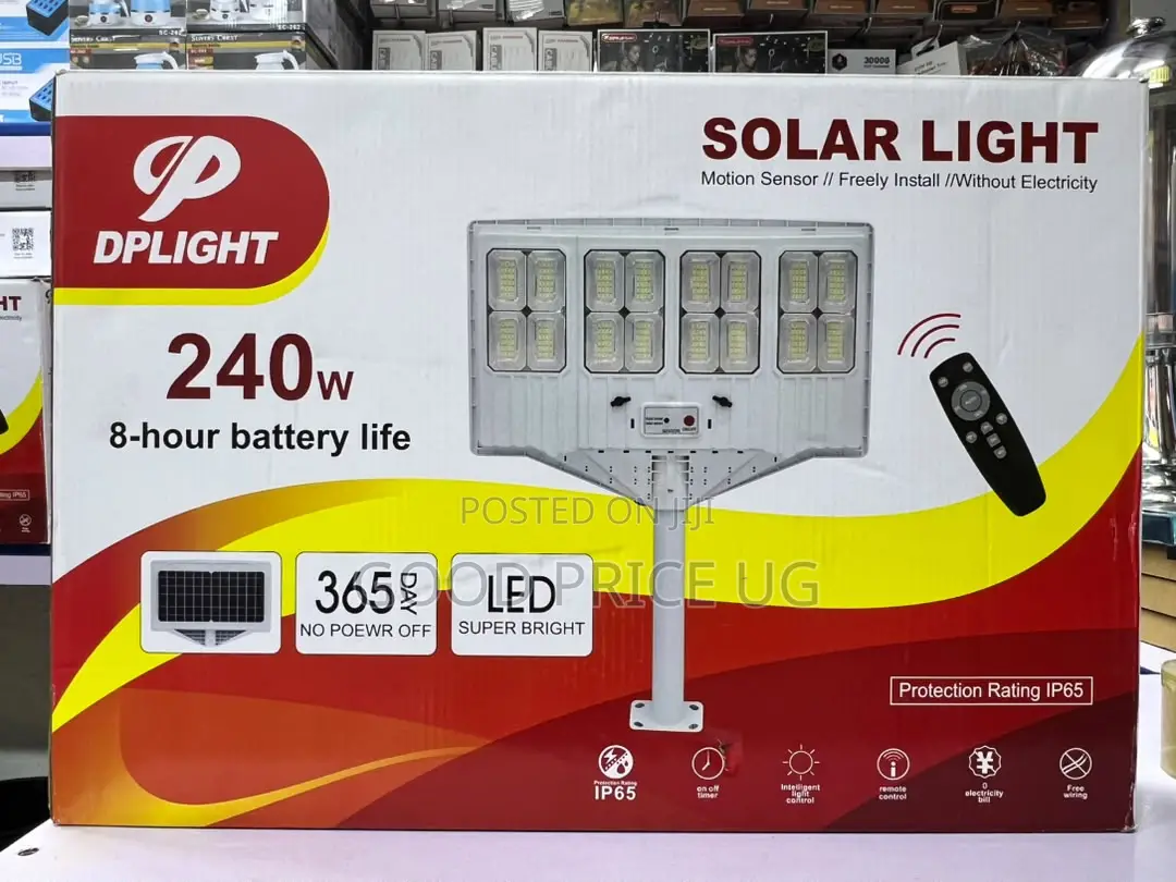 DpLight Outdoor Street Solar Light 240W IP65