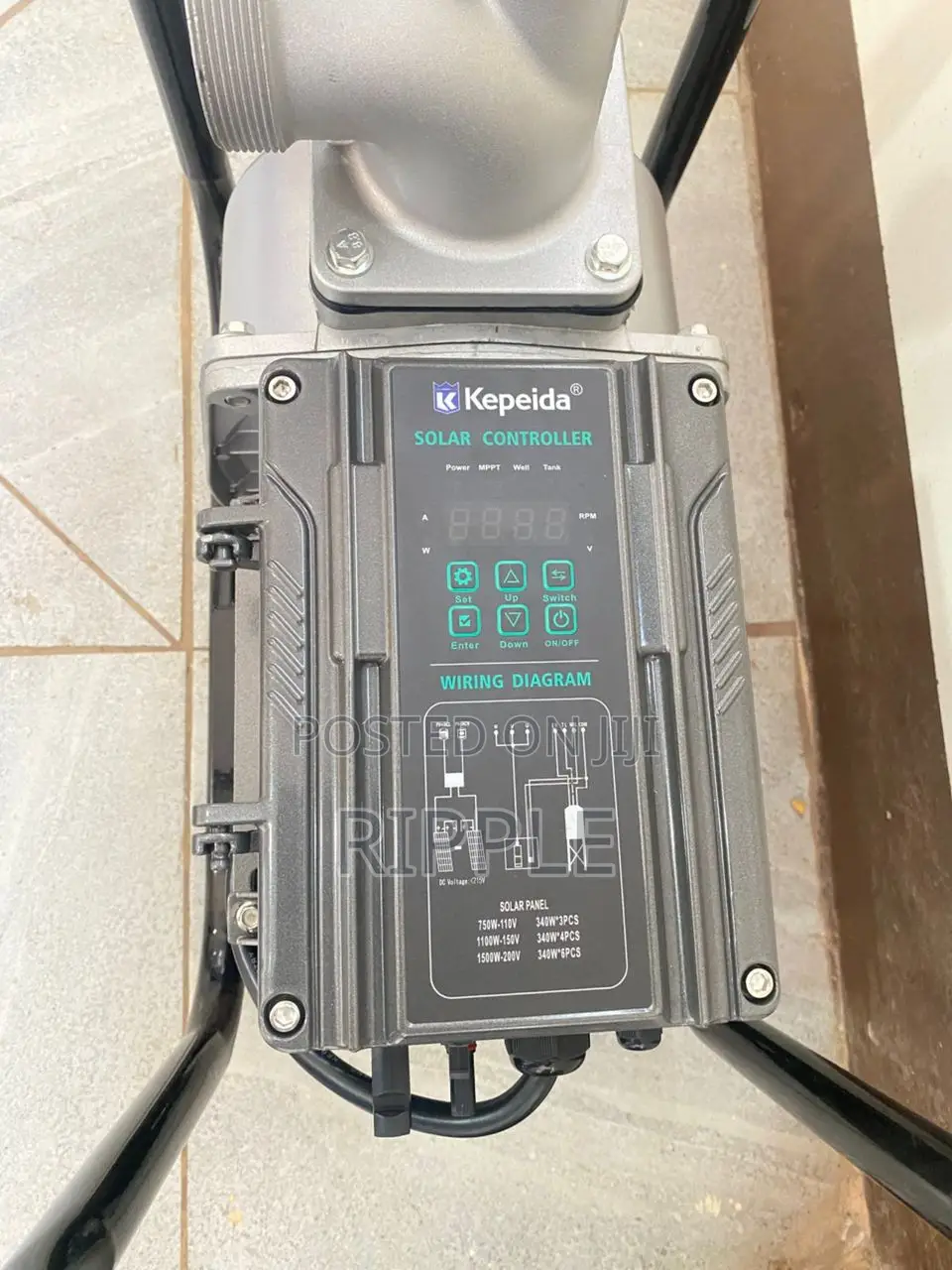 1500W Solar Surface Water Pump 19m Head 43,000l/H