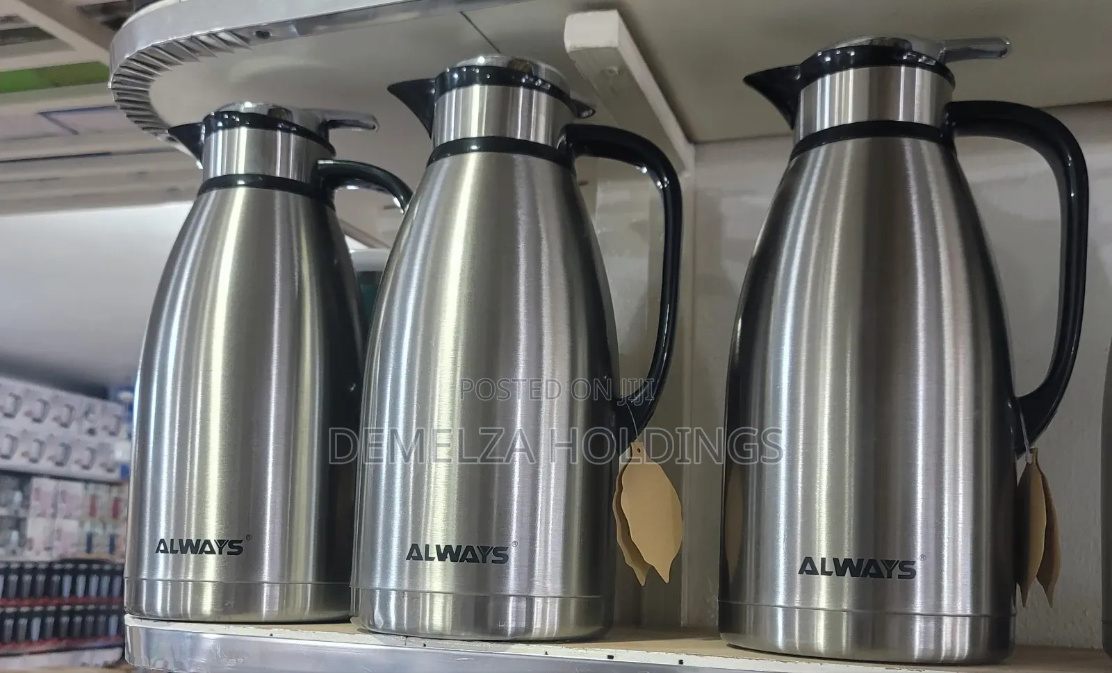 3 Litres Always Presser Knob Flasks