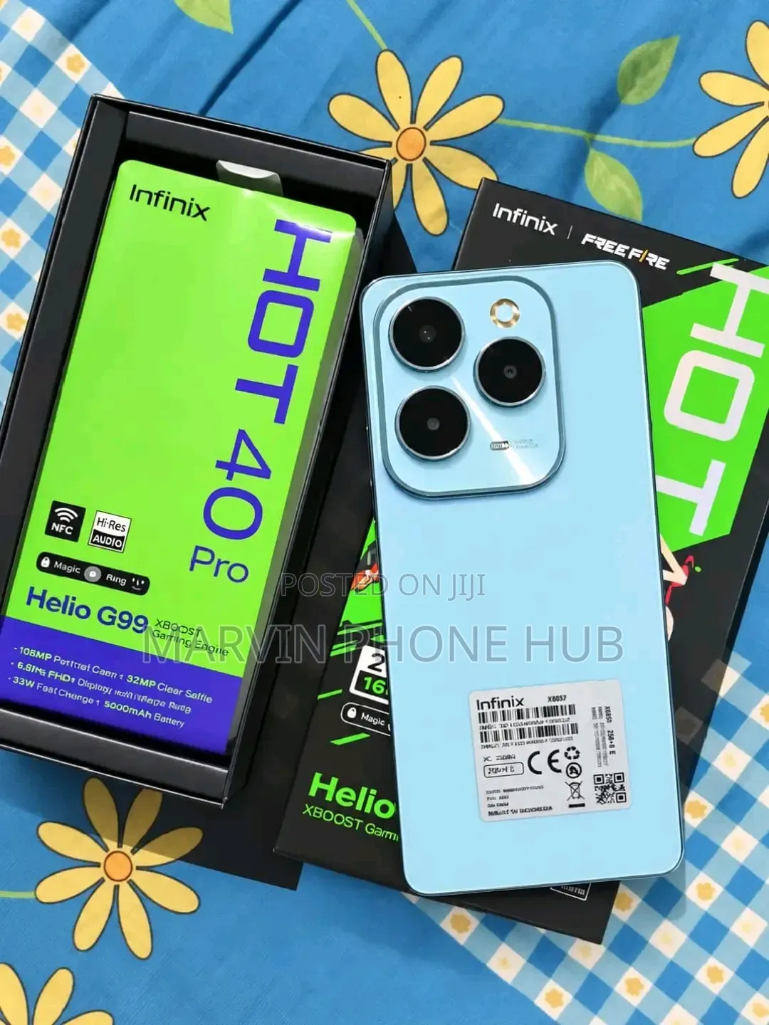 New Infinix Hot 40 Pro 256 GB Blue