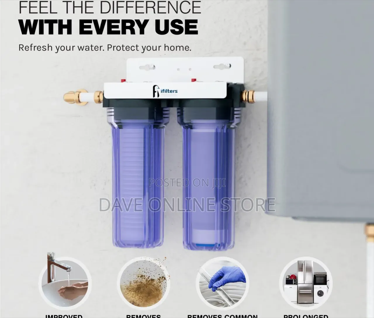 3-Stage Whole House Water Filtration System