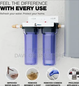 iFilters LWH-D Whole House 2-Stage Water Filtration System.