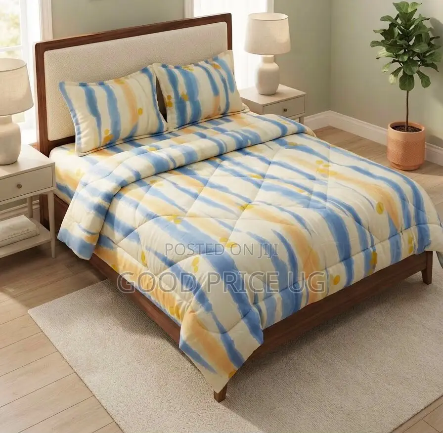 Capri Summer Duvet Cover in Yellow Crush