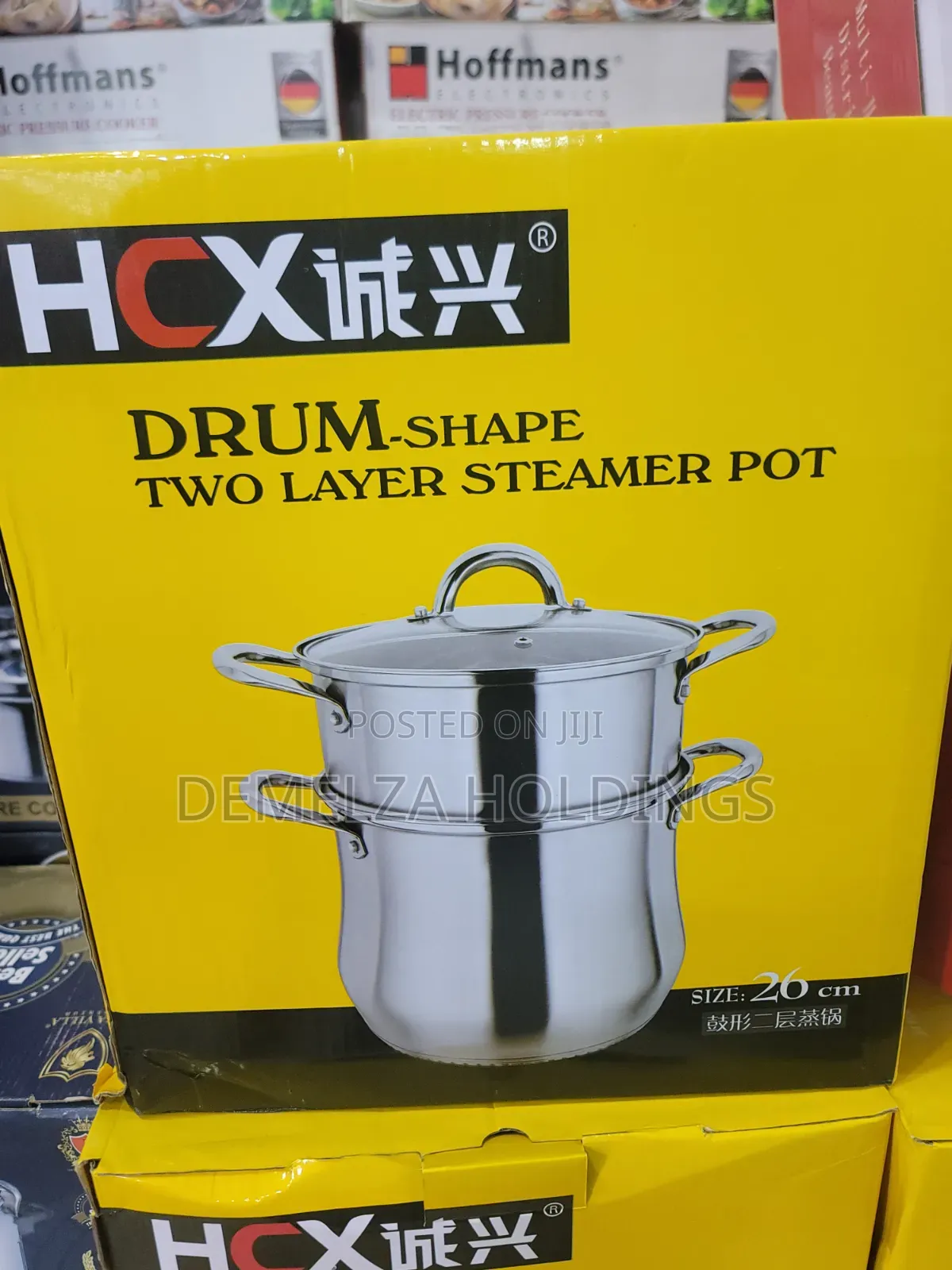 26cm Drum Shaped Food Steamer
