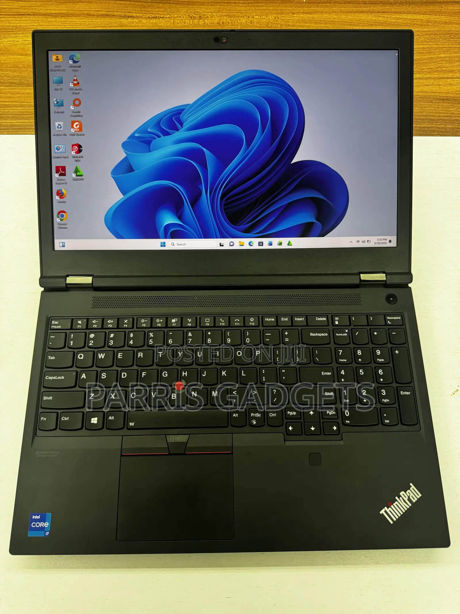 Laptop Lenovo ThinkPad P1 Gen4 16GB Intel Core i7 SSD 512GB
