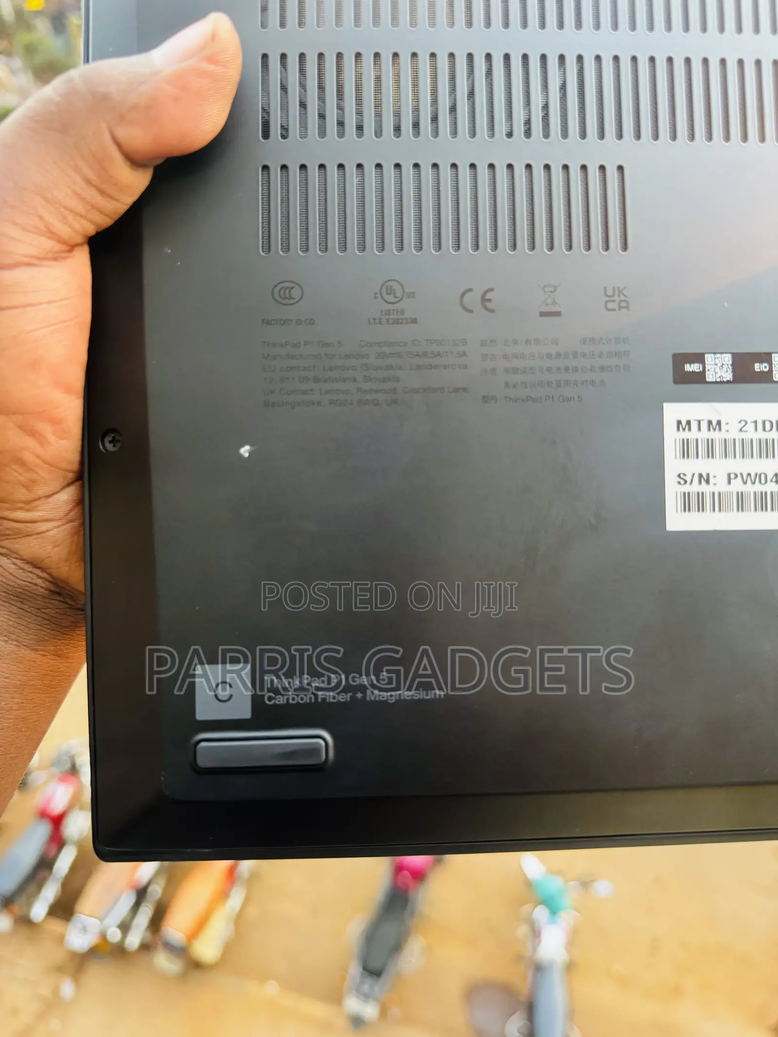 Laptop Lenovo ThinkPad P1 Gen4 16GB Intel Core i7 SSD 512GB