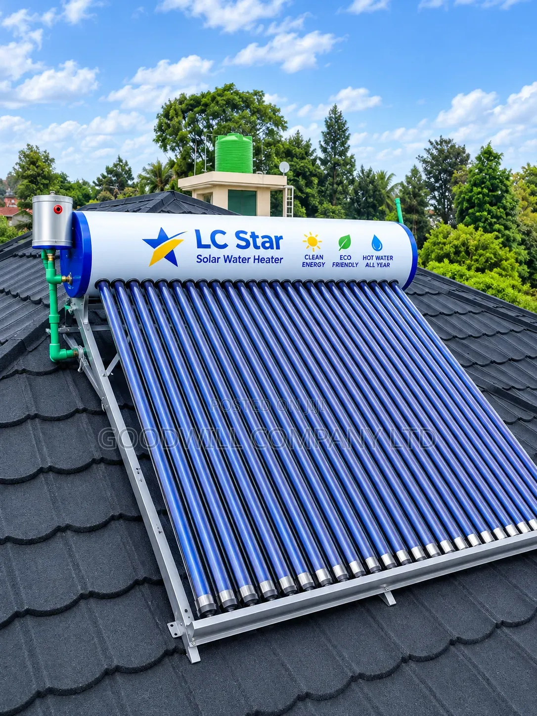 300 Liters LC Star Clean Energy Solar Water Heater