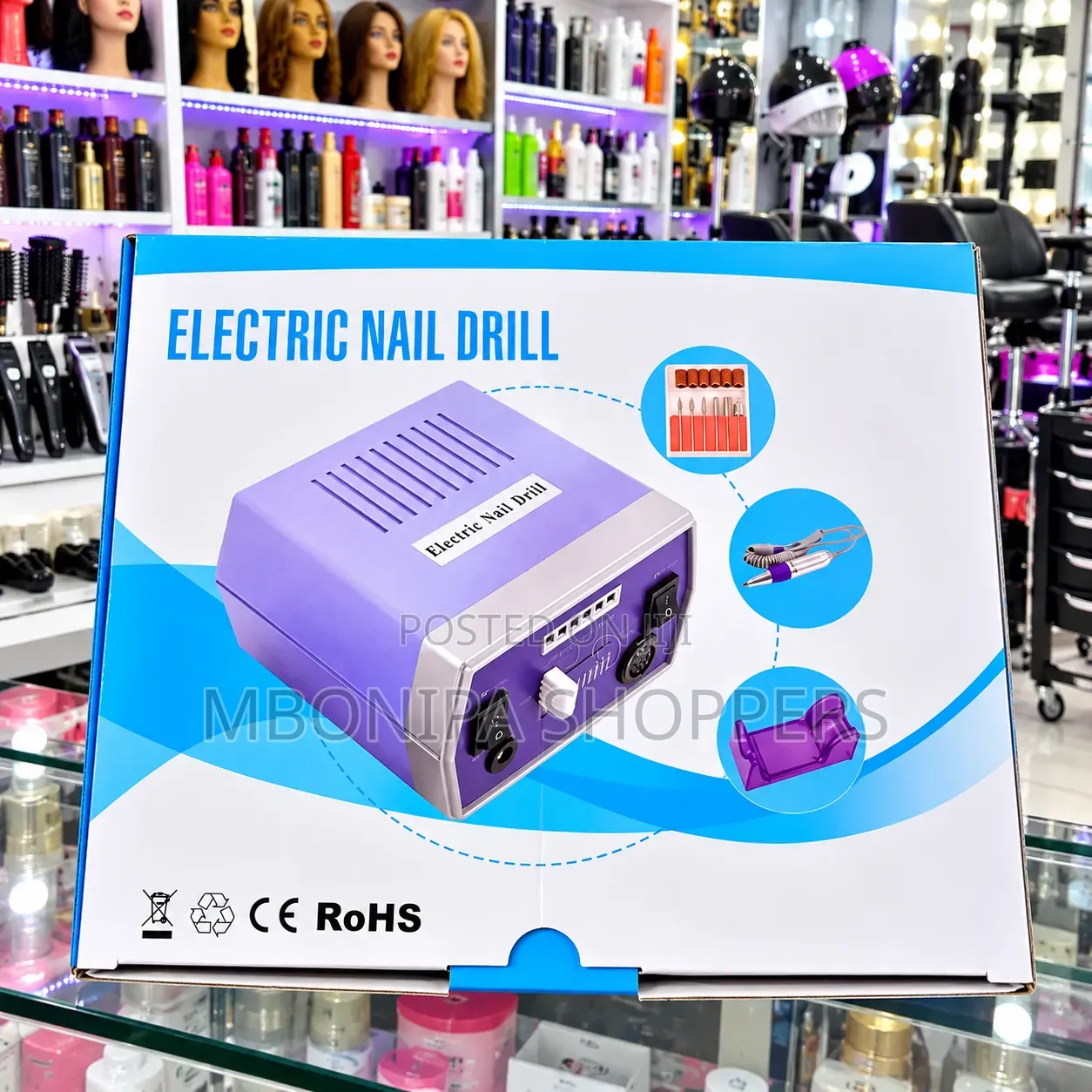 Professional Electric Nail Drill Machine Kit Manicure Pedicure Set