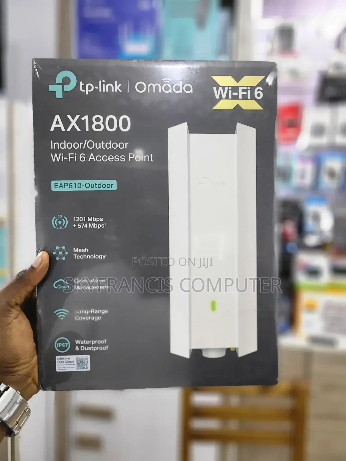TP-Link Omada EAP610-Outdoor AX1800 Outdoor Wi-Fi 6 Access Point