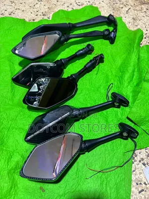 Pair of Universal Motorcycle Rearview Side Mirrors