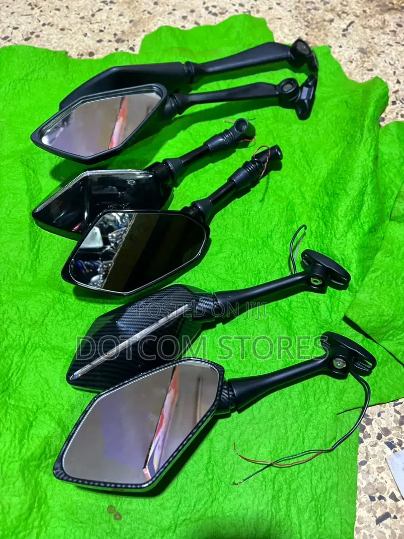 Pair of Universal Motorcycle Rearview Side Mirrors
