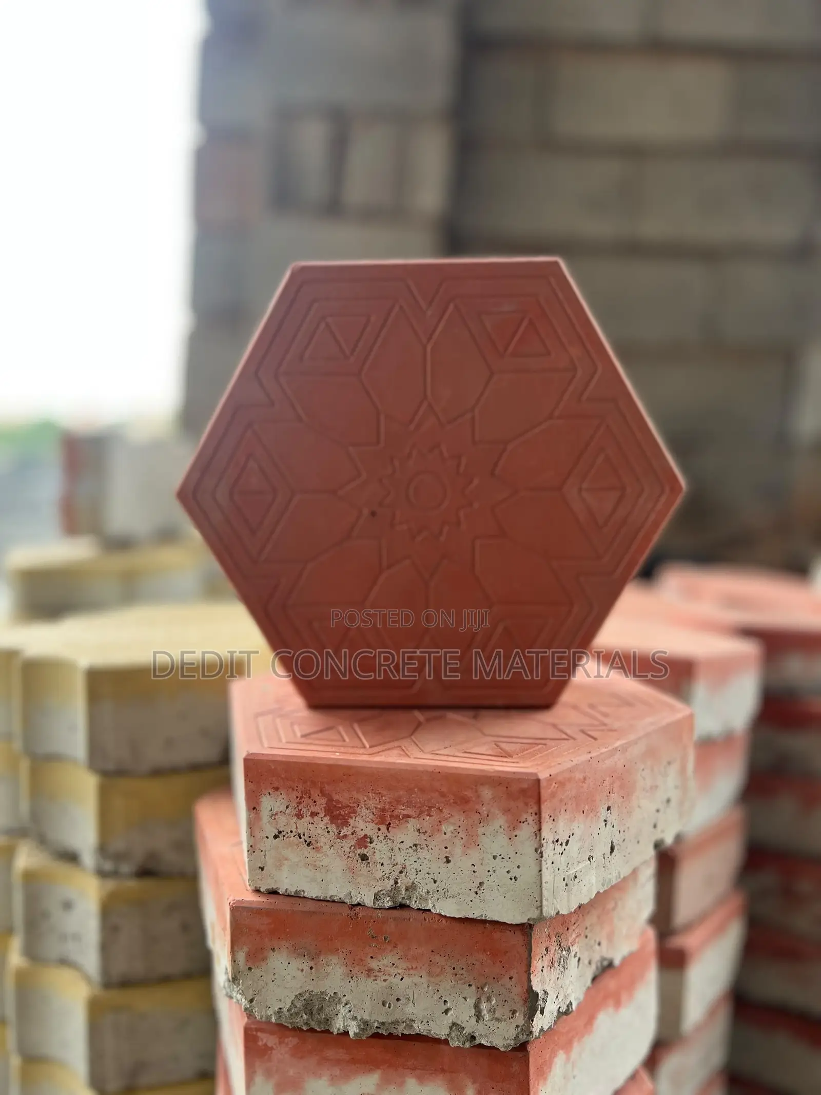 Hexagon Coloured Paver