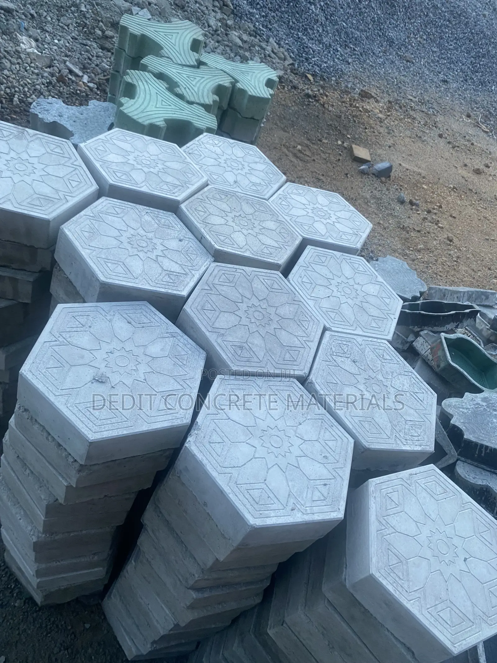 Hexagon Coloured Paver