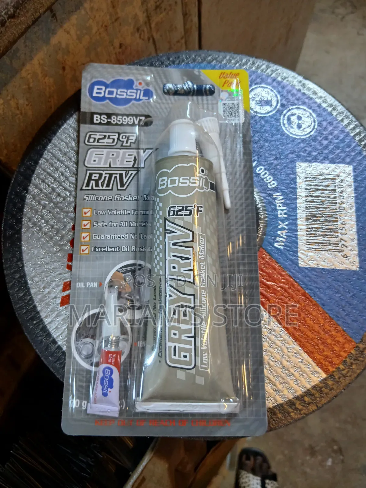 Bossil Grey RTV Silicone Gasket Maker