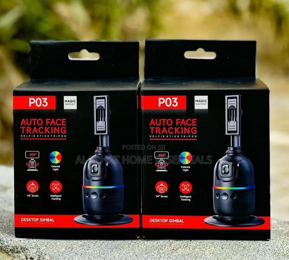 P03 Magic Snapshot Auto Face Tracking Desktop Gimbal