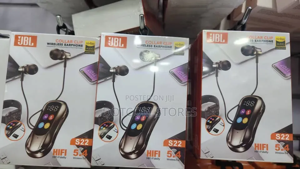 JBL S22 Collar Clip Wireless Earphones