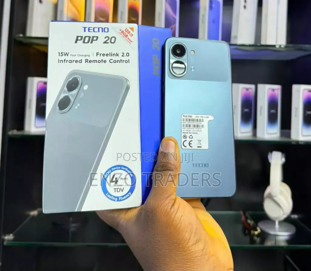 New Tecno Pop 20 128 GB Black