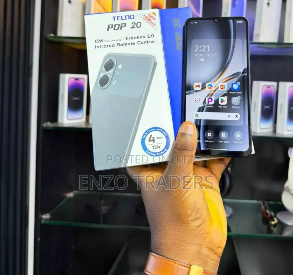 New Tecno Pop 20 128 GB Black