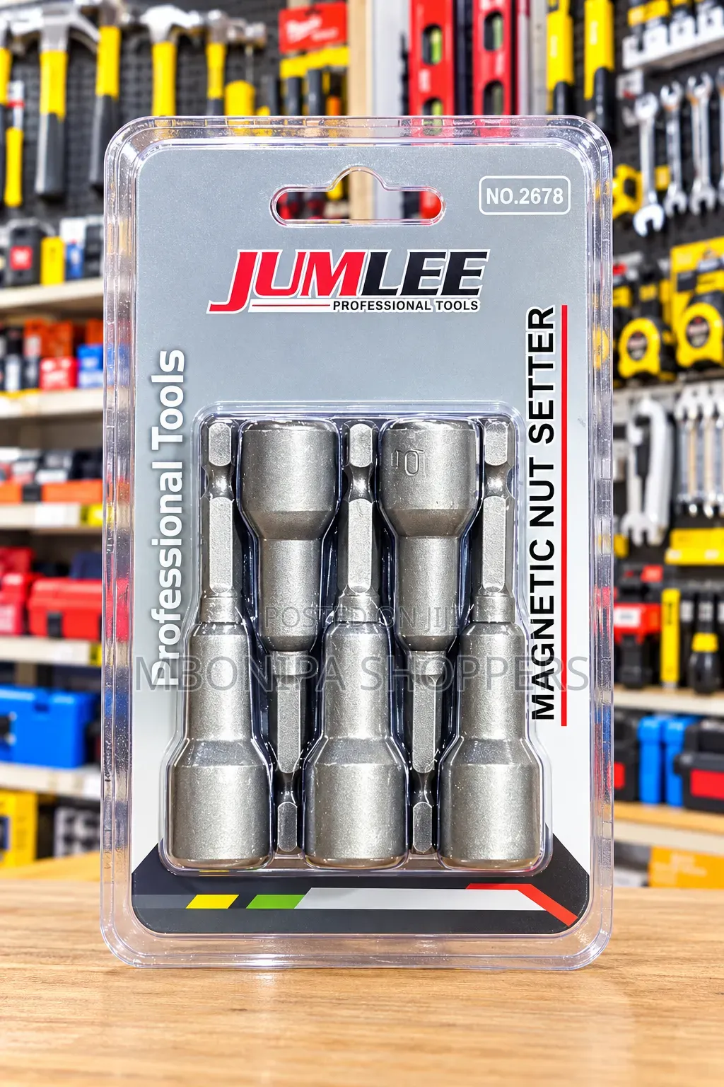 JUMLEE Professional Magnetic Nut Setter Set – Size 10mm