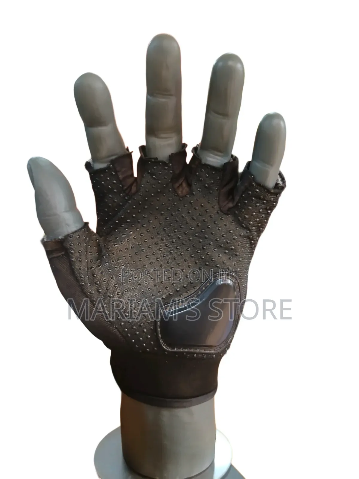 Black, Half-Finger Tactical Riding and Cycling Gloves