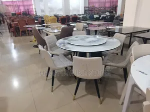 Marble Round 6 Seaters Dinning