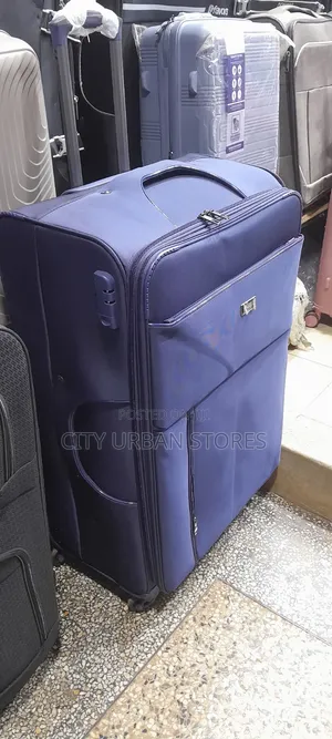 Dfavours Large Blue Suitcase