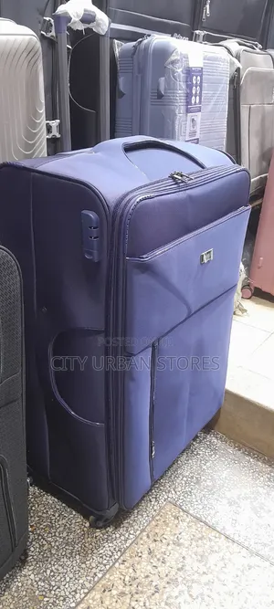 Dfavours Large Blue Suitcase
