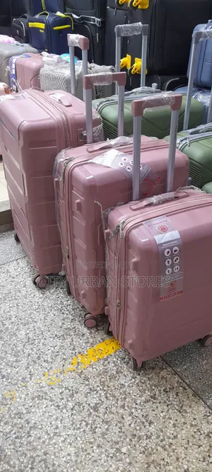 Medium-Size Plastic Rubber Suitcase
