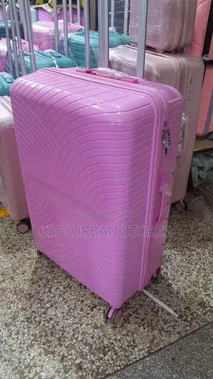 Pinky Large Size Rubber Suitcase