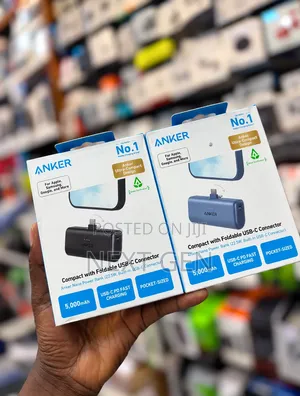 Anker Nano Power Bank 5000mAh, 22.5W, Built-in USB C Connector
