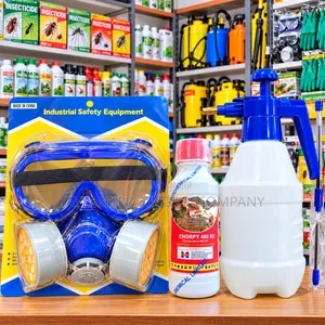 Bats, Bedbugs & Cockroaches Control 3 in 1 Combo Spray Bottle, Mask
