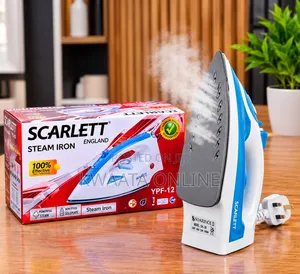 Scarlett 1200W Steam Iron Stainless Steel Soleplate 360° Swivel Cord