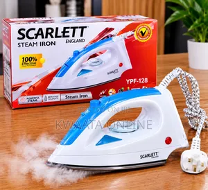 Scarlett 1200W Steam Iron Stainless Steel Soleplate 360° Swivel Cord