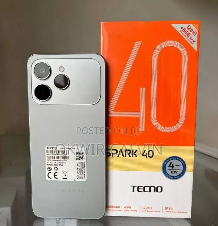 New Tecno Spark 40 256 GB Gray