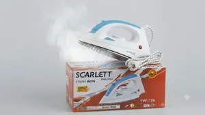 Scarlett 1200W Steam Iron Stainless Steel Soleplate 360° Swivel Cord