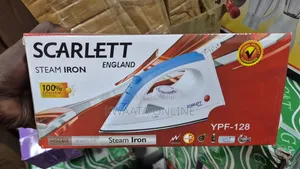 Scarlett 1200W Steam Iron Stainless Steel Soleplate 360° Swivel Cord