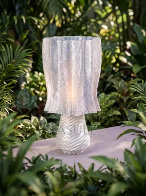 Althaea Table Lamp - Elegant Organic Desk Lamp