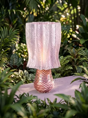 Althaea Table Lamp - Elegant Organic Desk Lamp